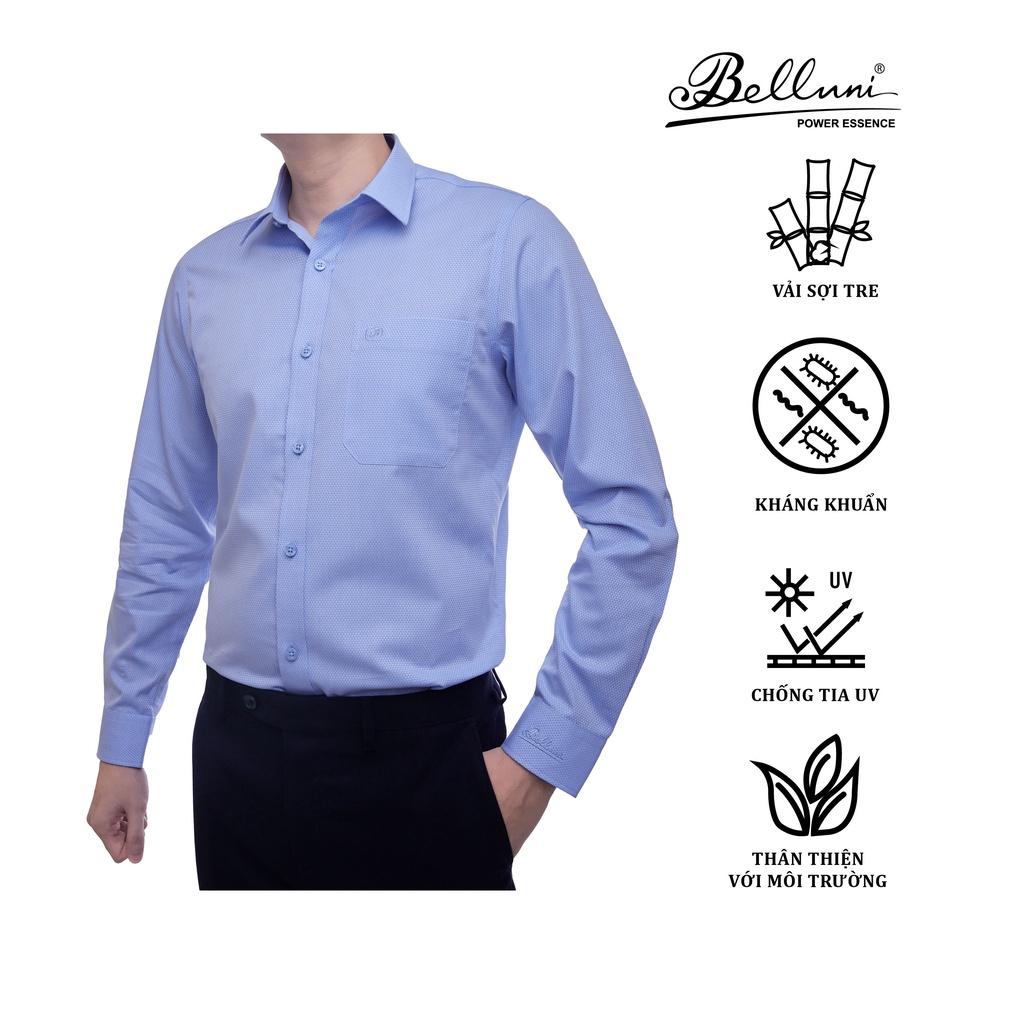 Áo sơ mi nam dài tay cao cấp BELLUNI chất tencel chống tia UV thoáng mát - ABD.BNT.BE.161.B4