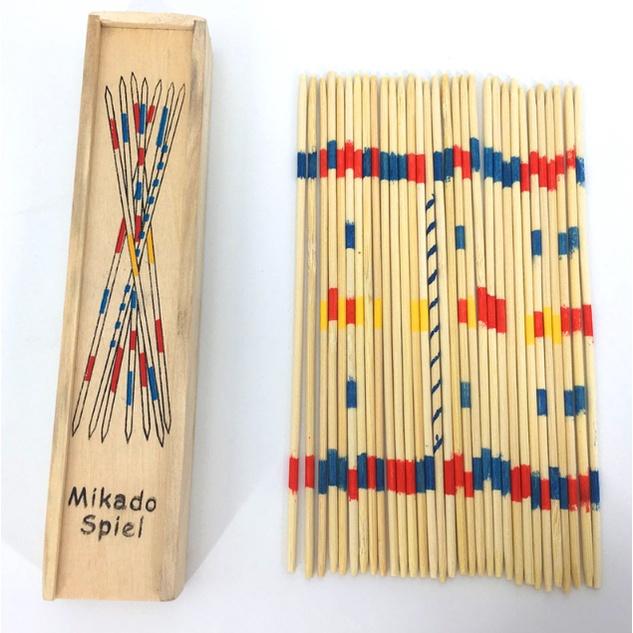 Que gỗ Mikado Splie Rút số, rút que cổ điển trò chơi gắp que đếm số màu