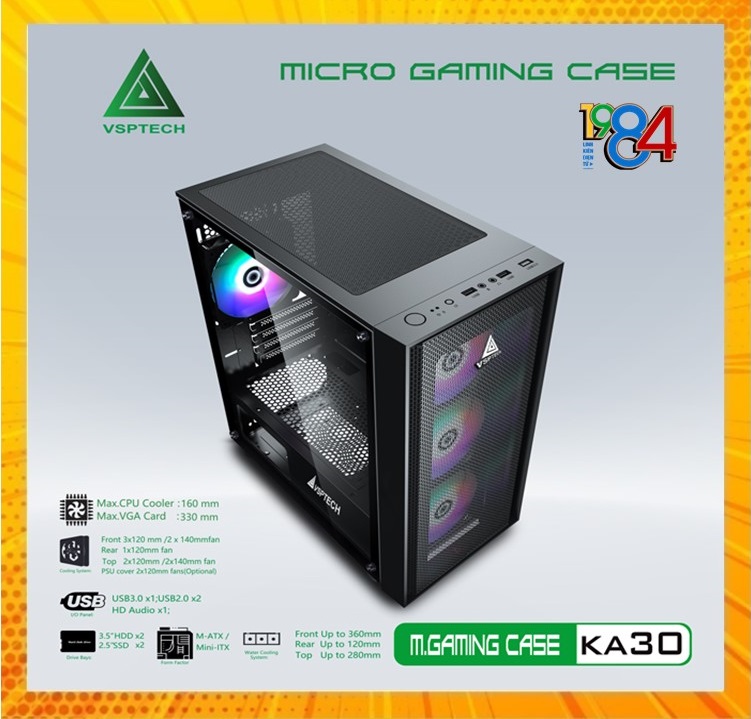 Thùng CASE VSPTECH GAMING KA30 - Hàng chính hãng