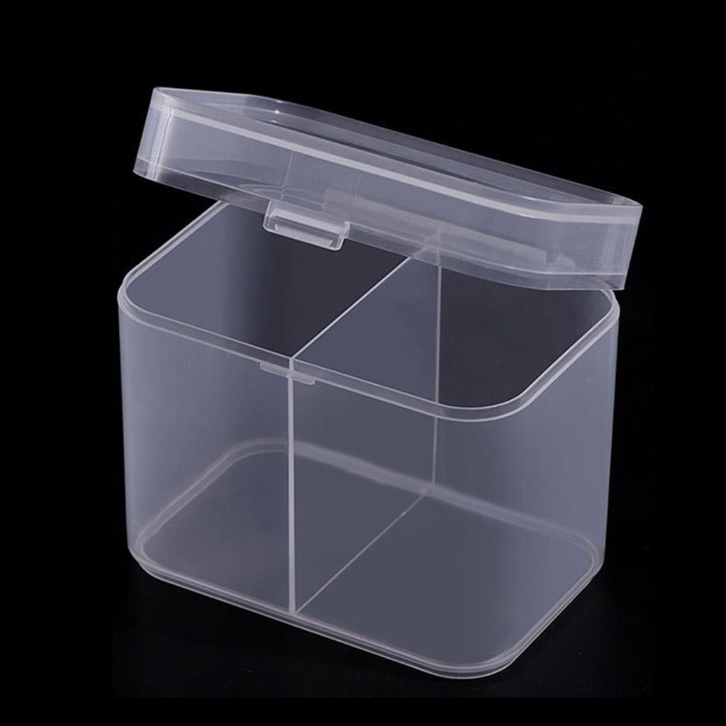 2x2 Spaces Cosmetic Nail Wipes Storage Holder Box Cotton Swabs Pads Container