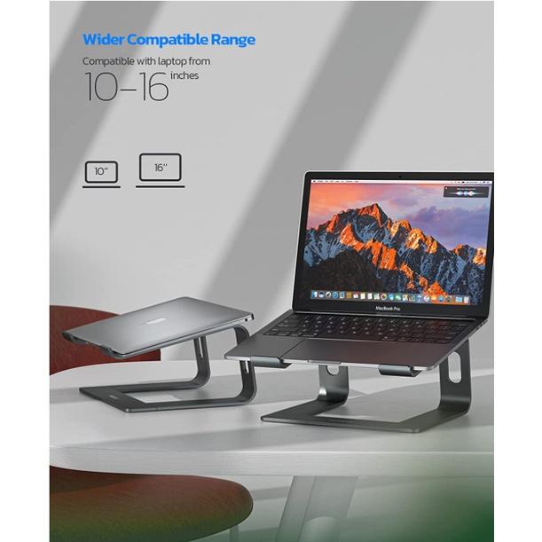 Giá đỡ laptop đến 16inch Aluminum Laptop Stand for Desk Compatible