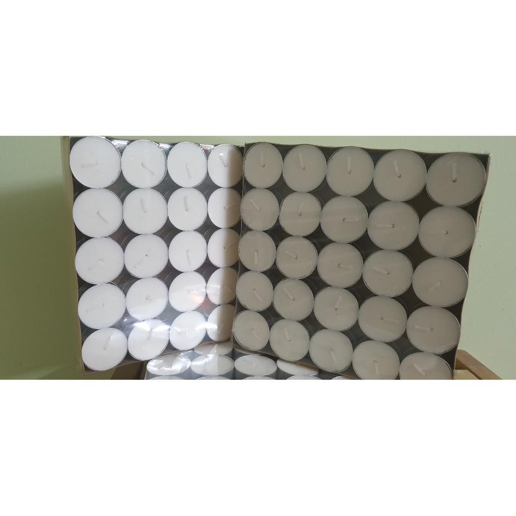 Hộp nến Tealight cọ palm không khói cháy 4 giờ - 5giờ /1 viên