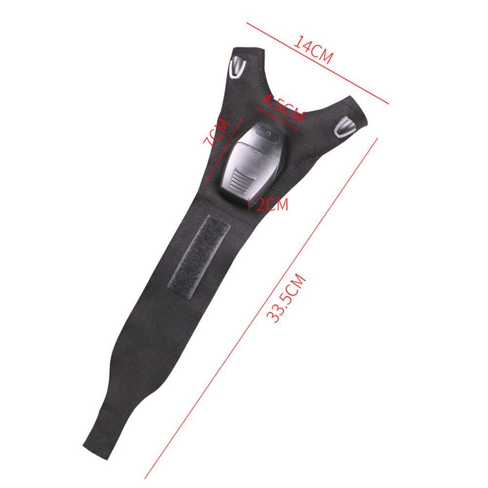 Night Light Waterproof Fishing Gloves with LED Flashlight Rescue Tools Outdoor Gear Supplies CyclingDurable Fingerless Gloves