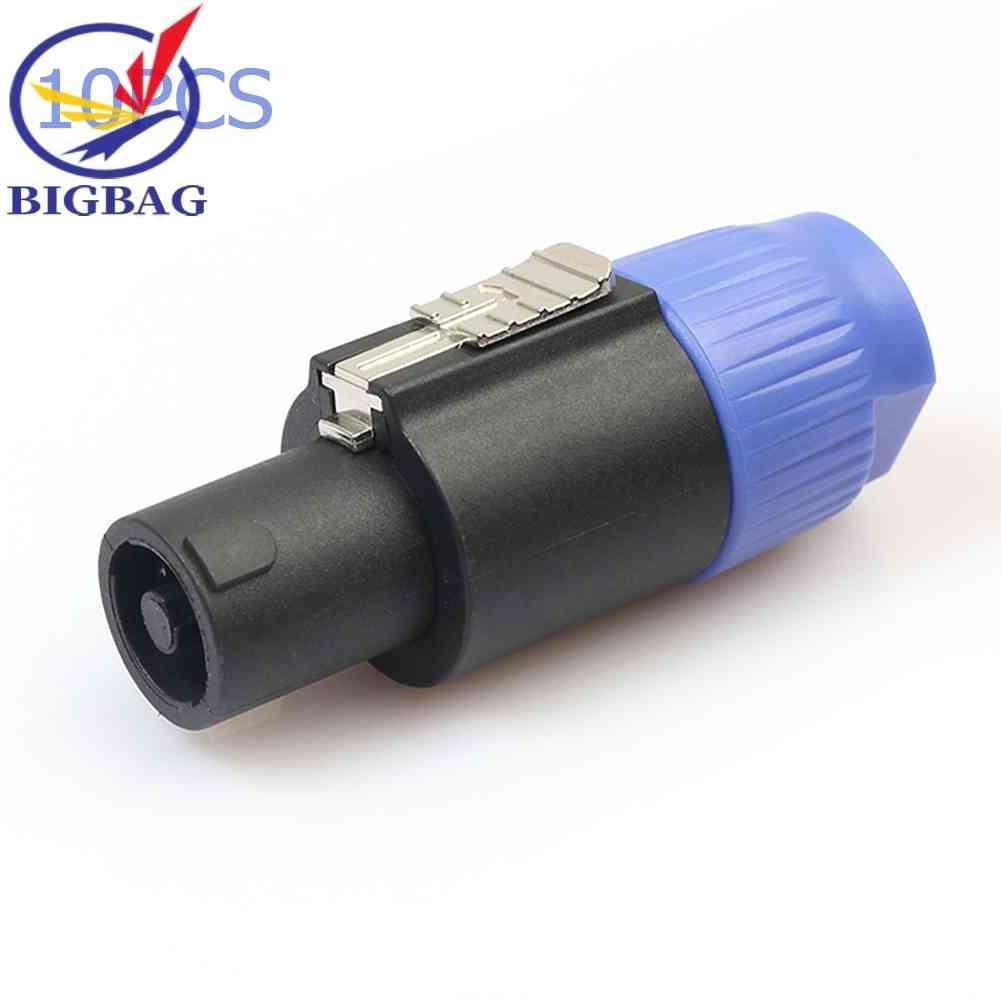 Set 10 Đầu Nối Dây Điện 4 Cực 4 Chấu NL4FC Chuyên Dụng