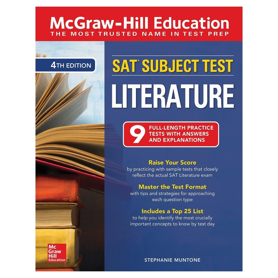 Mcgraw-Hill Education Sat Subject Test Literature, Fourth Edition