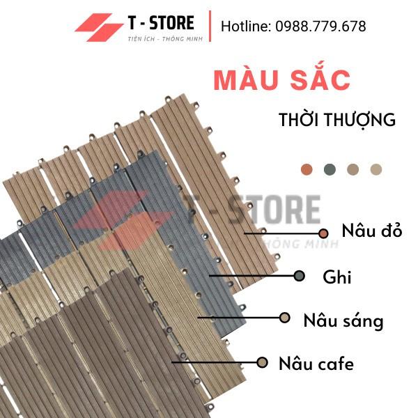 Vỉ lót sàn nhựa ban công 5 nan TS-700. Tấm Nhựa Lót Sàn Ban Công/Nhà/Nhà Tắm/Hồ Bơi/Hồ cá Koi