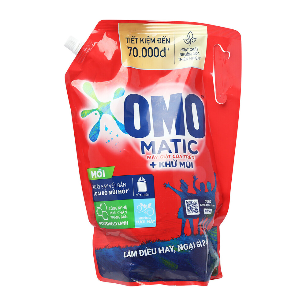 Nước Giặt Omo Matic Cửa Trên Túi 3.1Kg