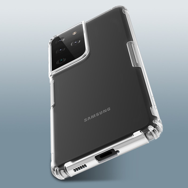 Ốp lưng trong suốt Nillkin NATURE cho Samsung S21 - S21 Plus - S21 Ultra TPU - Hàng nhập khẩu