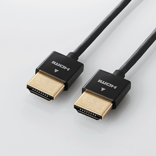 Cáp HDMI tốc độ cao 4K 1.0m Elecom GM-DHHD14SS10BK - Hàng chính hãng