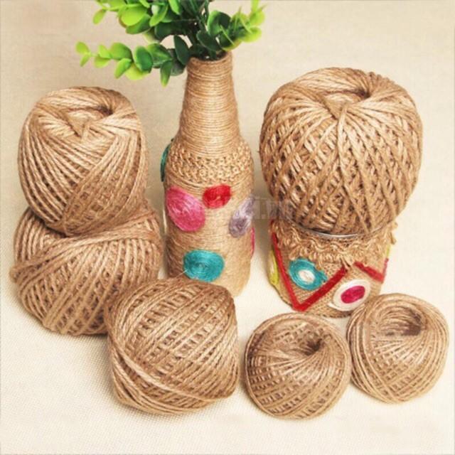 Dây thừng handmade 100m treo kẹp hình, nguyên liệu trang trí nội thất, thiết kế dân dụng, dây gai