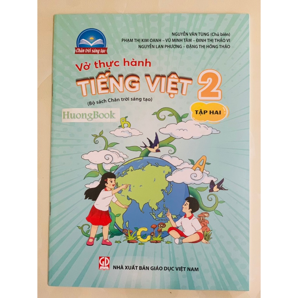 Sách - Combo Vở thực hành Tiếng Việt 2 - tập 1 + 2 (Bộ sách Chân trời sáng tạo)