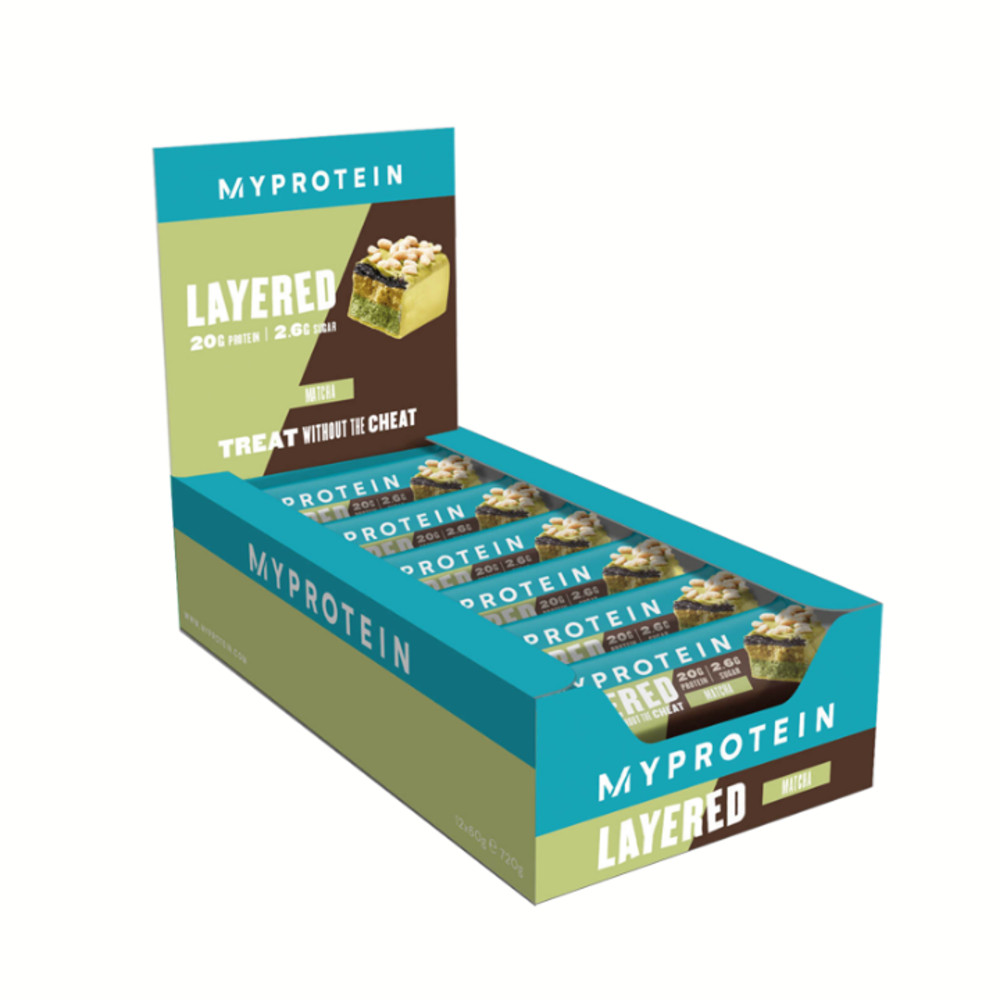 Thanh bổ sung Protein và năng lượng tức thì Layered Protein Bar Myprotein (Hộp 12 thanh)