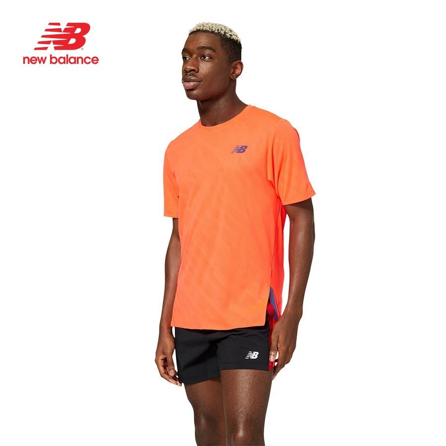 Áo thun thể thao nam New Balance APP RUNNING T-SHIRT M ELECTRRD - MT23281ERE (form quốc tế)