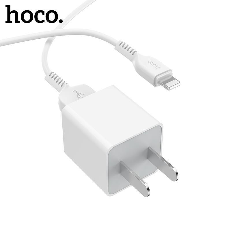 Bộ Củ Sạc Hoco UH102 + Cáp Sạc Hoco Kèm Theo - Hàng Chính Hãng