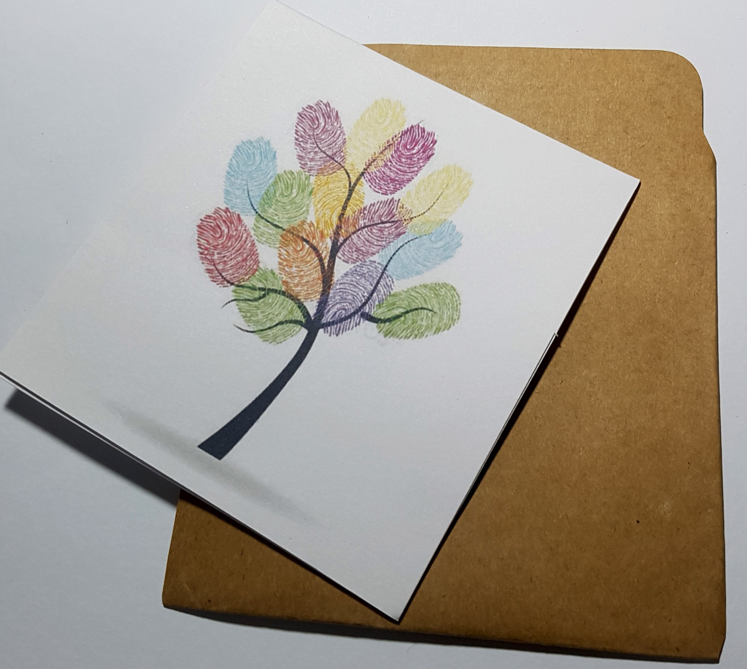 Thiệp in hình cây phong cách làm card quà cám ơn ,chúc mừng sinh nhật và giử tặng người thân yêu.