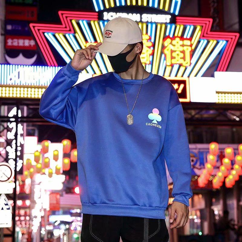 Áo Thun Nam Dài Tay Cổ Tròn Thời Trang Hàn 4 Màu Cỡ M-3Xl