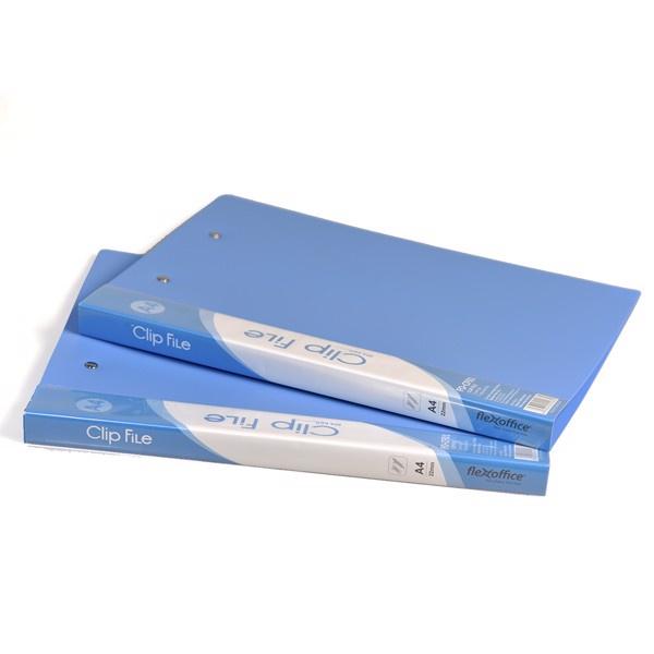 Bìa kẹp A4 đựng tài liệu Thiên Long FO CF02 xanh