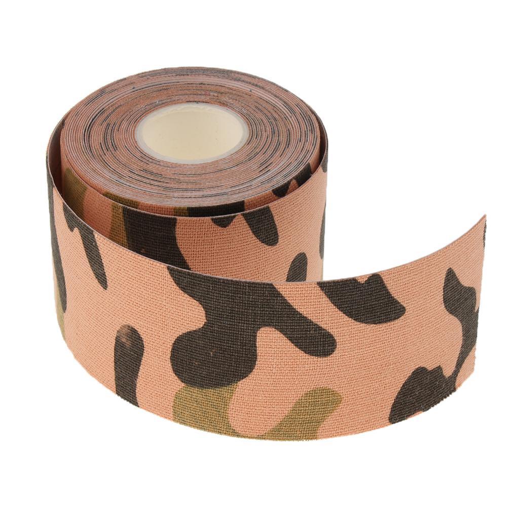 3 Colors Kinesiology Sports Tape Muscles Care Elastic Physio Roll Accessory 5m x 5cm