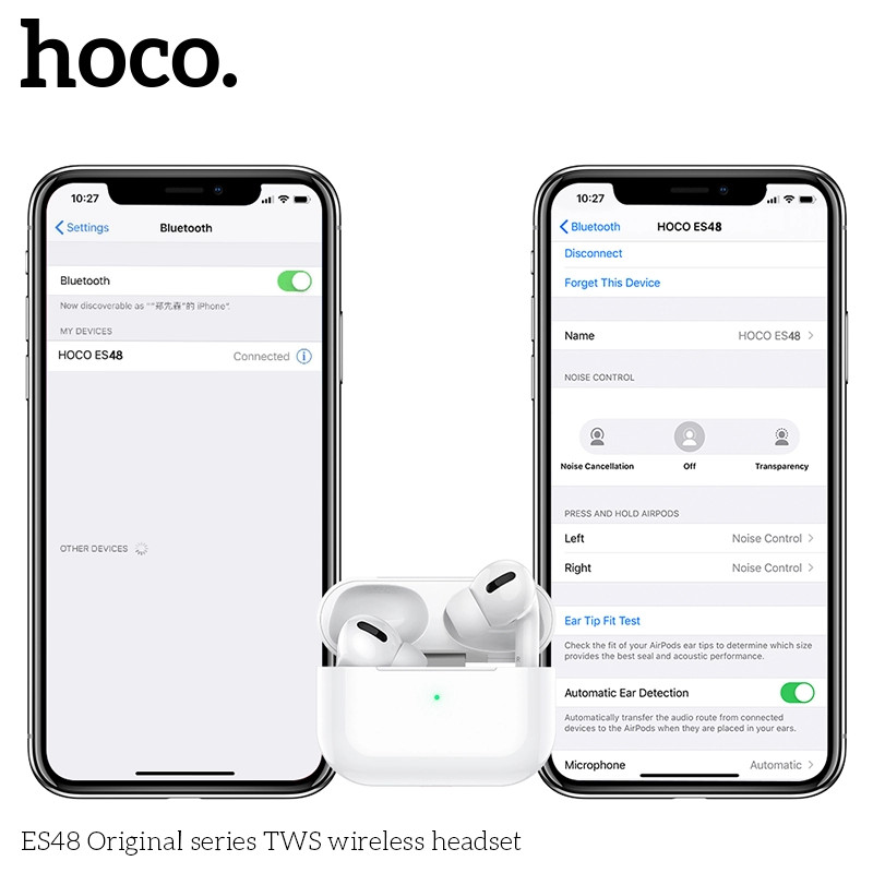 Tai nghe Bluetooth TWS Hoco ES48 Original series V5.0 (Hàng chính hãng)