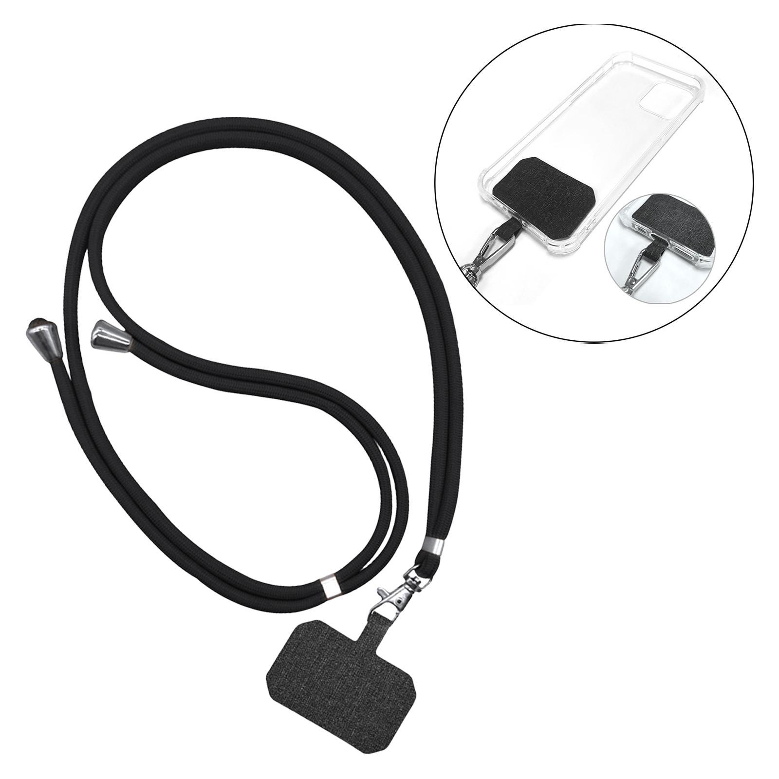 Universal Phone Lanyard Smartphone Adjustable Multifuctional Nylon Patch Neck Strap