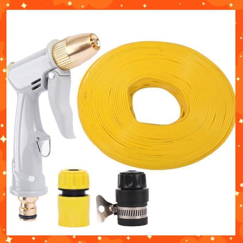 Bộ dây vòi xịt nước rửa xe, tưới cây tăng áp 3 lần, loại 20m  206846