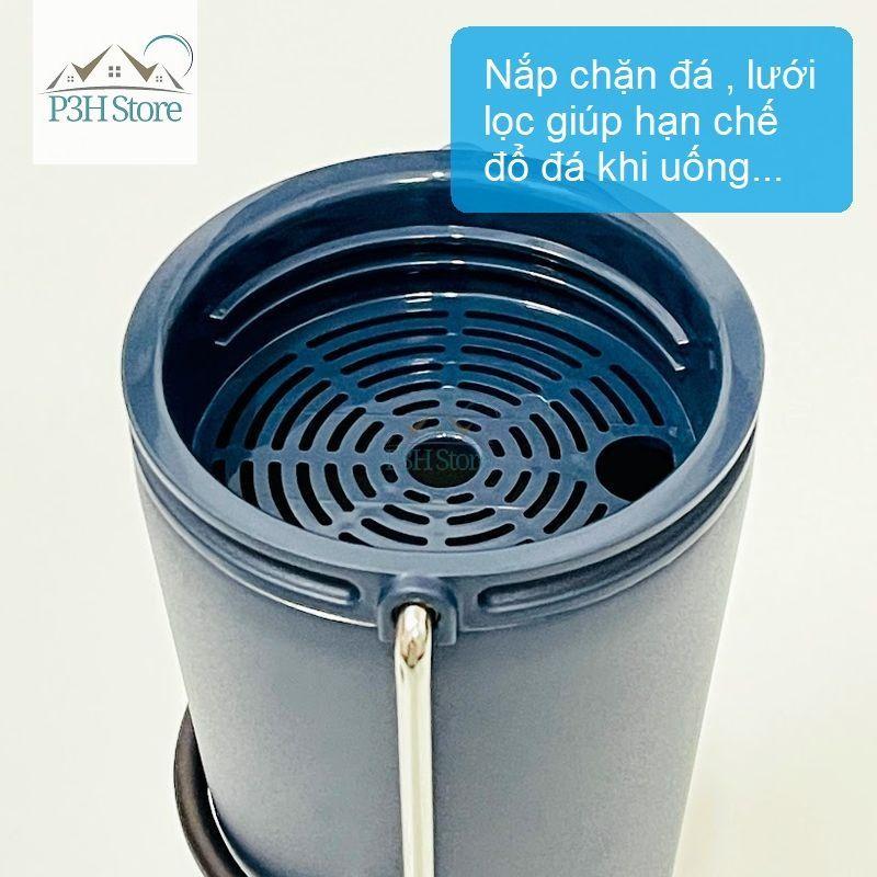 Ly giữ nhiệt Lock&amp;Lock Bucket Tumbler có ống hút hoặc nắp bật , dung tích 540ml LHC4268 LHC4269