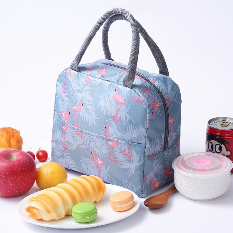 Túi Đựng Hộp Cơm Cao Cấp LUNCHBAG Vải POLYESTER Nhiều Họa Tiết Dễ Thương