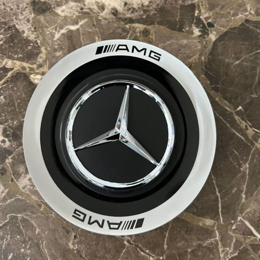 Logo chụp mâm, ốp lazang bánh xe ô tô Maybach AMG DE6082-T6