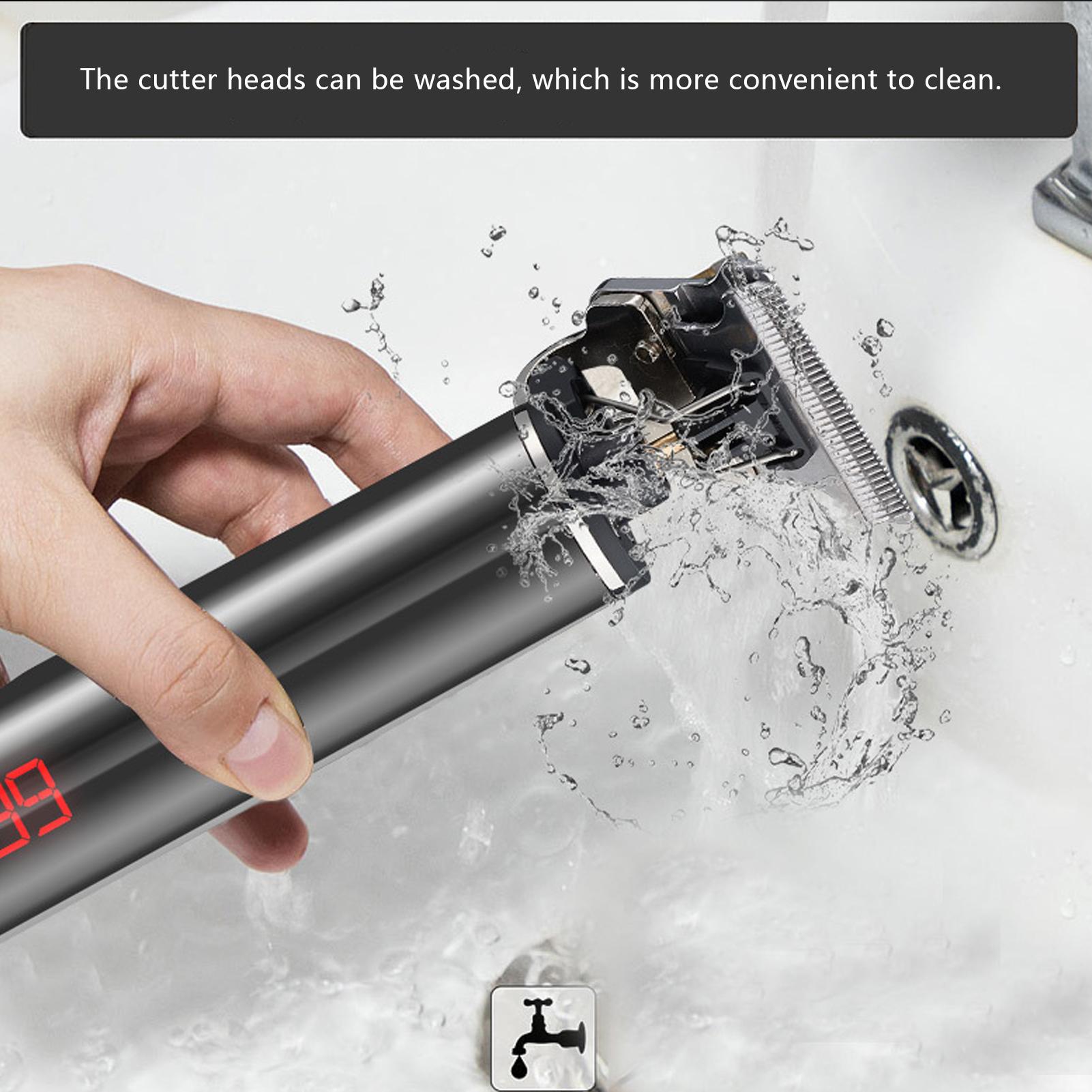 LCD Digital Display Electric Hairdresser Electric Propulsion Electric Hair Cutting Hair Trimmer Hair Cutting