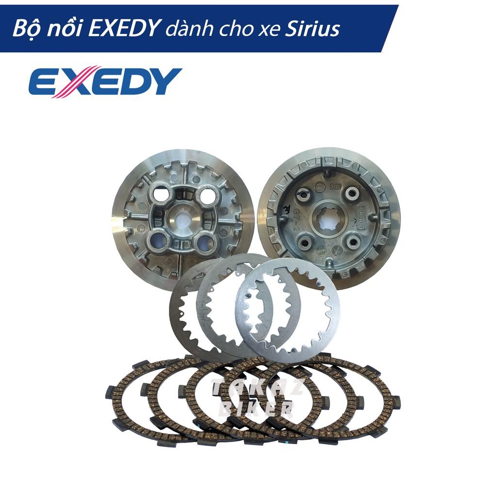 A1 Full bộ đế nhôm mặt ép nhôm Exedy Lá Bố Lá Sắt dùng cho xe Ya Sirius 110 Xăng Cơ