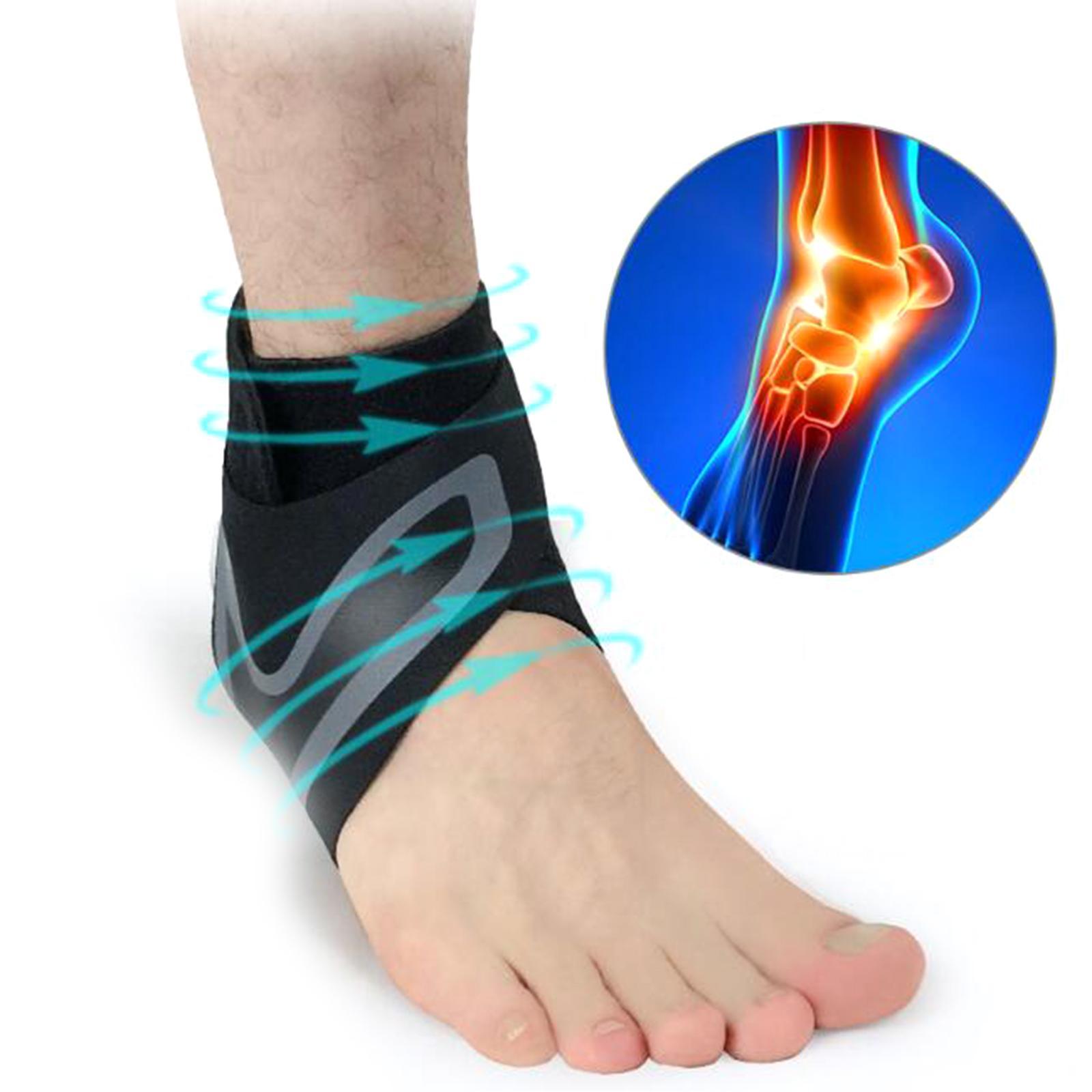 Ankle Brace Compression Brace for Ankle for Men Women Comfortable Adjustable Ankle Strap Ankle Support for Basketball Sports Mountaineering