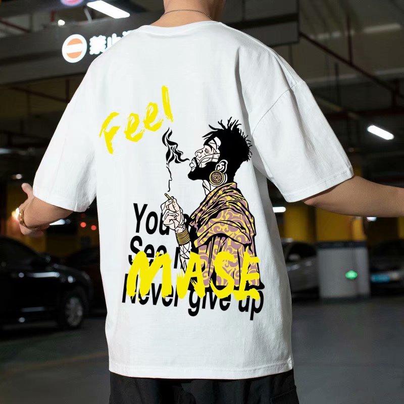 Áo Thun Tay Ngắn In Chữ Cá Tính Dành Cho Nam