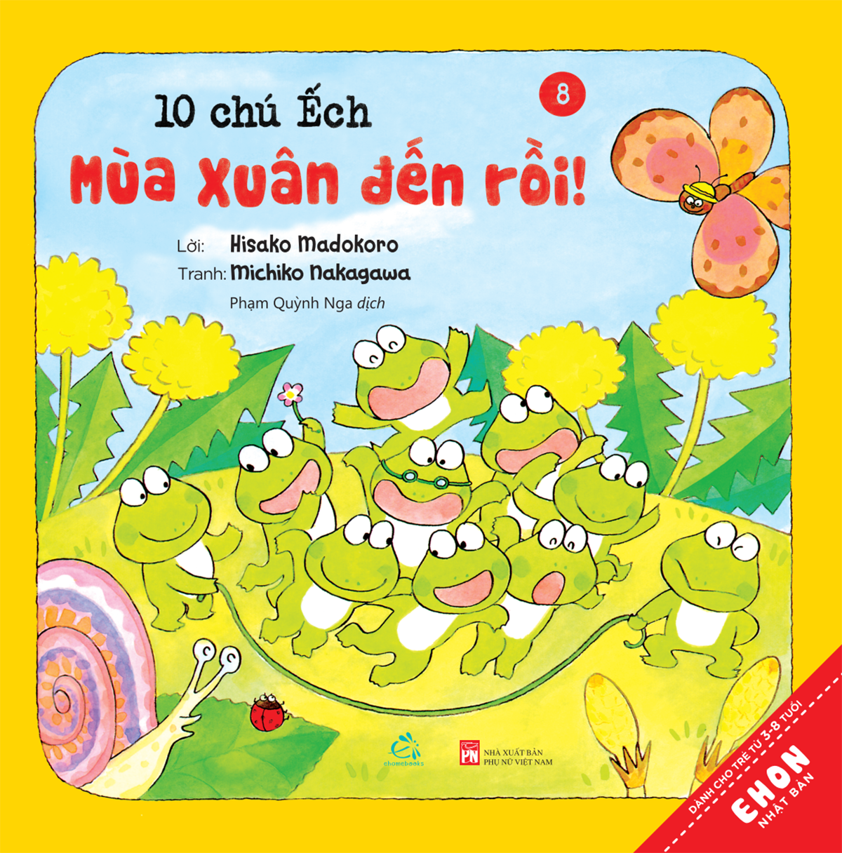 BỘ SÁCH TRANH EHON NHẬT BẢN “10 CHÚ ẾCH” - PHẦN 2 (Tập 7 – Tập 12)