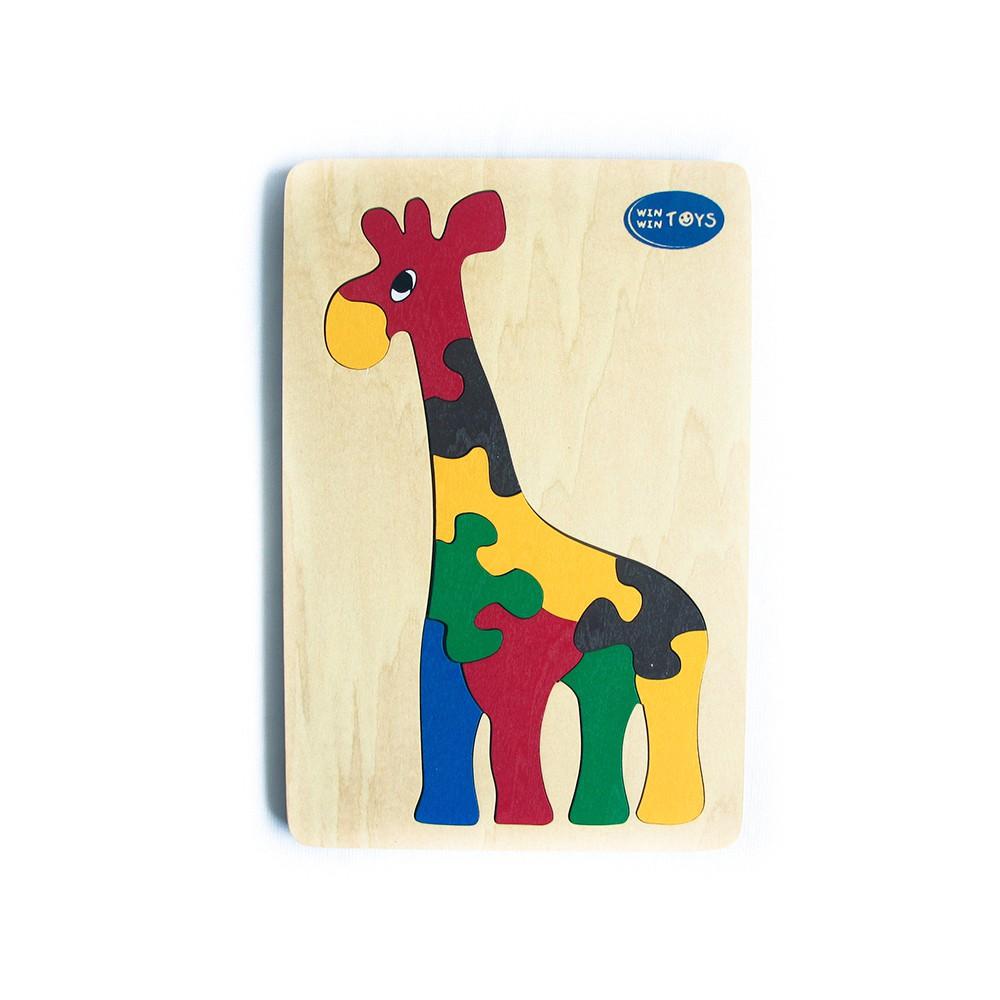 Đồ chơi gỗ Tranh ghép thú | Winwintoys 61242 | Phát triển tư duy và phân biệt màu sắc