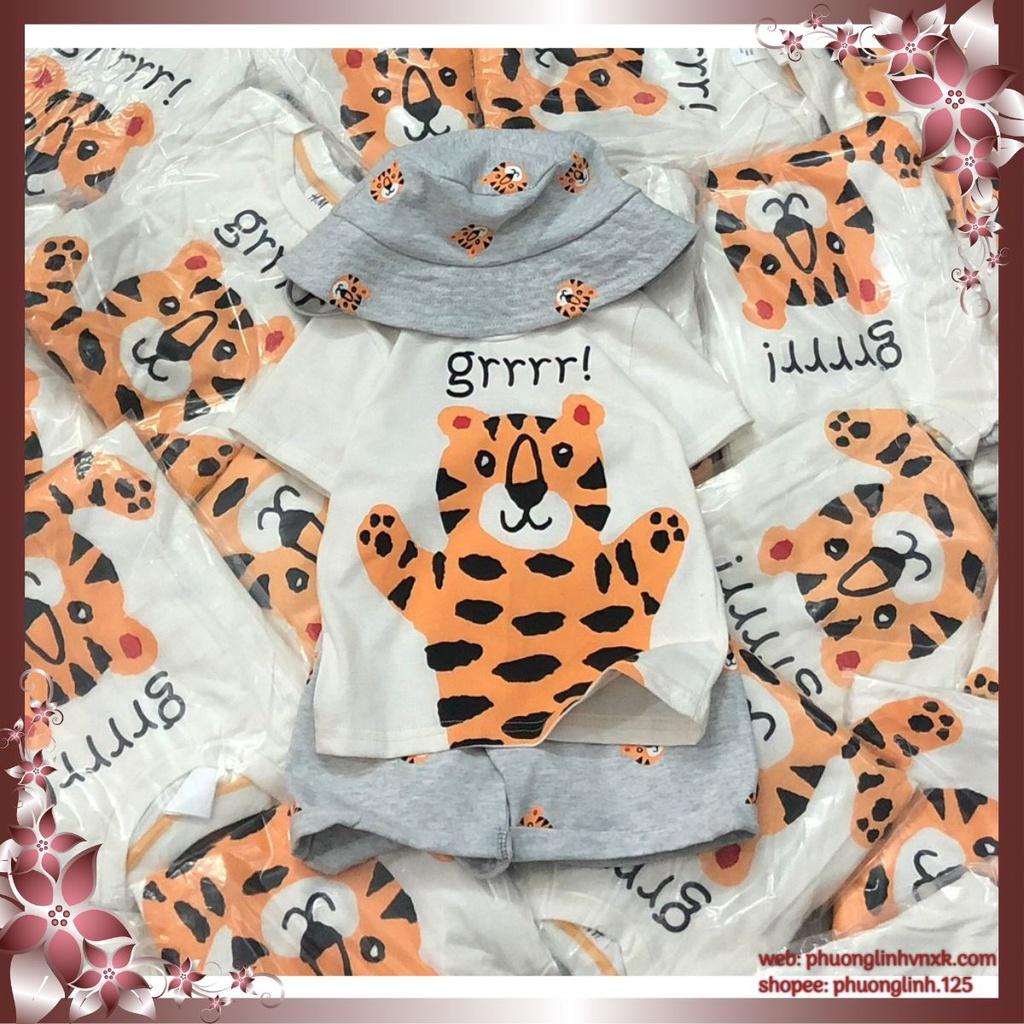 BỘ ĐÙI BÉ TRAI HÌNH HỔ GRRRR (KO MŨ