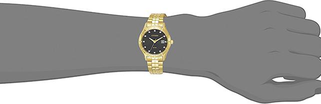 Đồng Hồ Nữ Citizen Đính Đá Swarovski Dây Thép Không Gỉ EU6042-57E - Mặt Đen