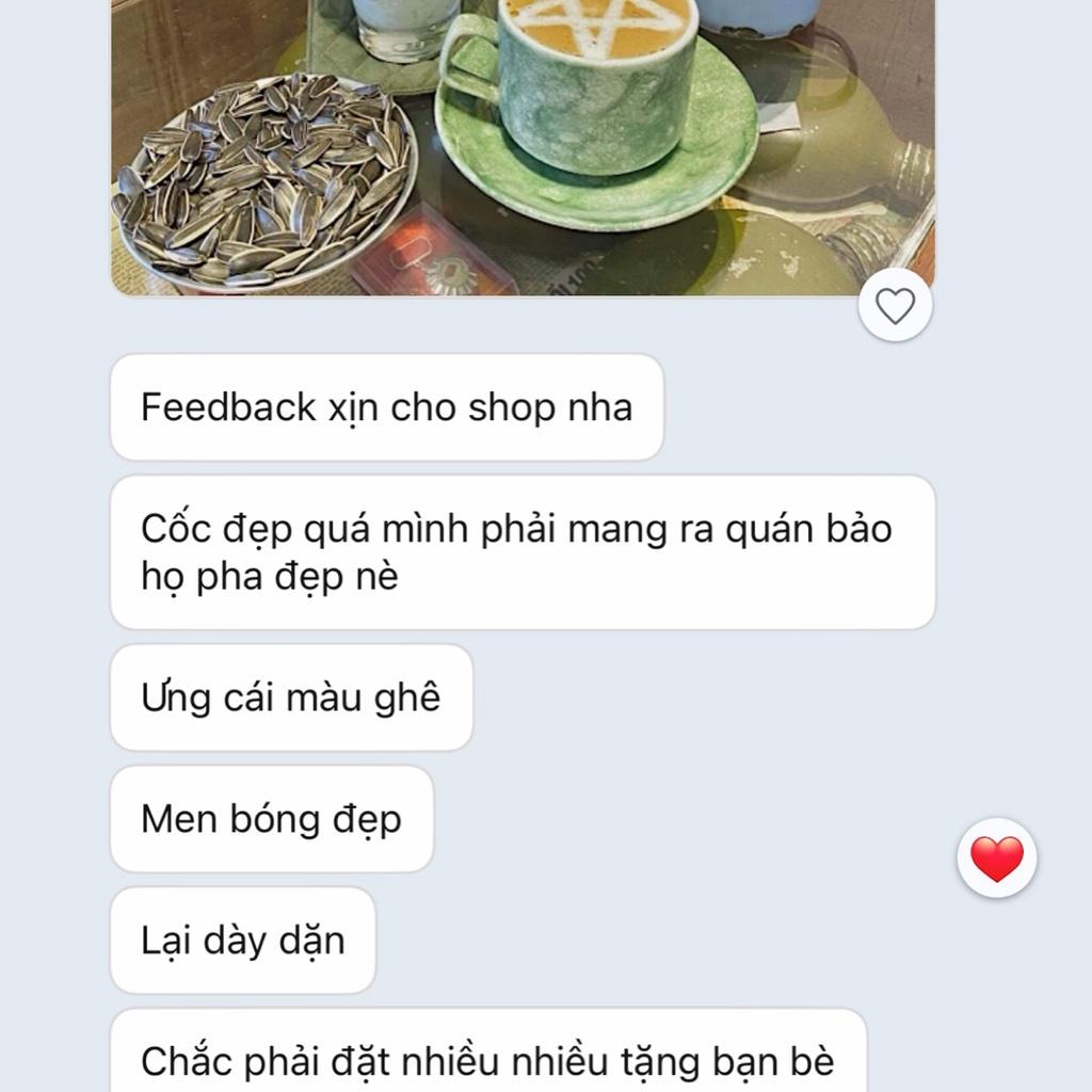 Tách cafe Bát Tràng - Cà fe Cao cấp - Ly cafe 250ml - Cốc Uống Cà fê - Vitaminceramics