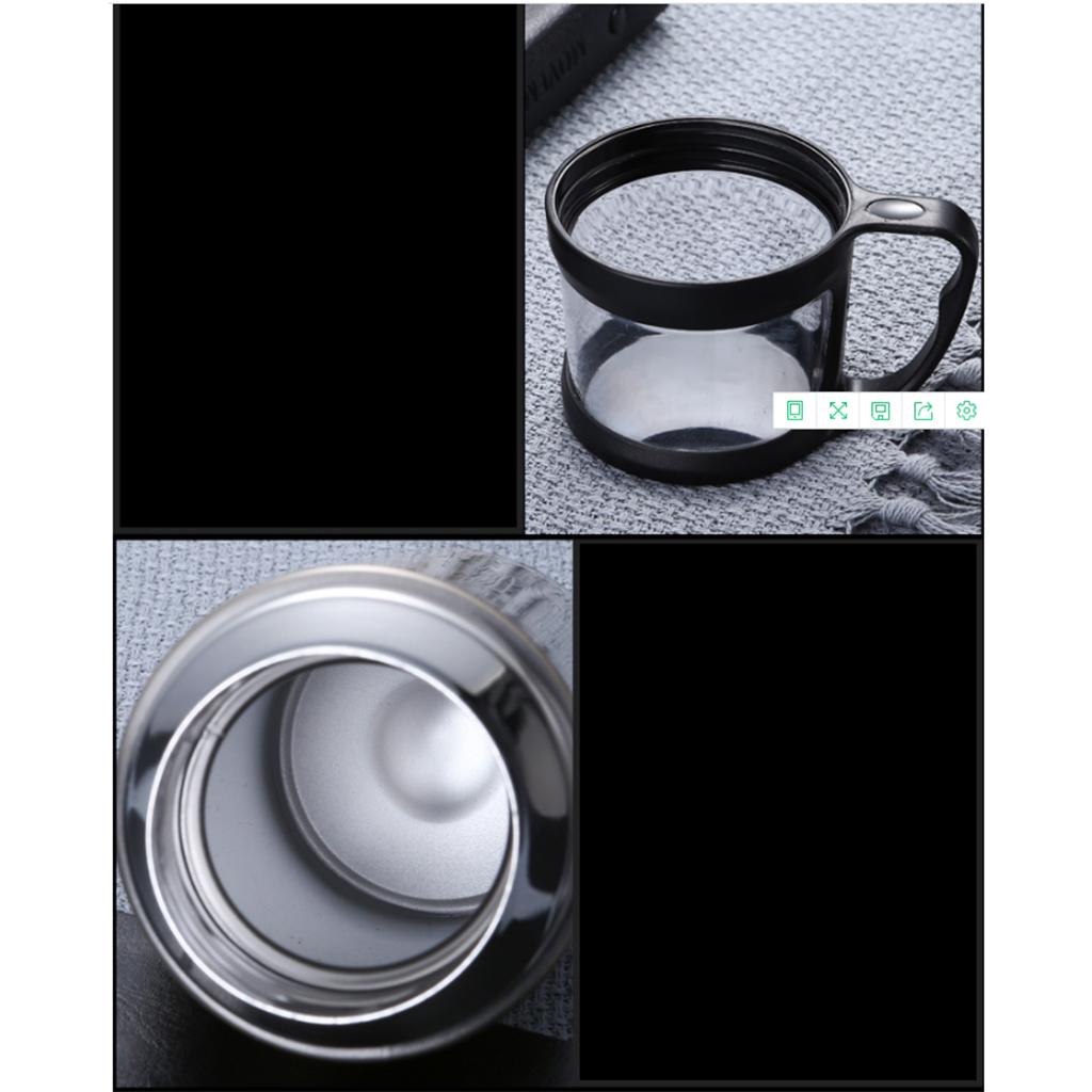 500ml Vacuum Insulated Flask Thermal Sports Water Bottle Hot/Cold White