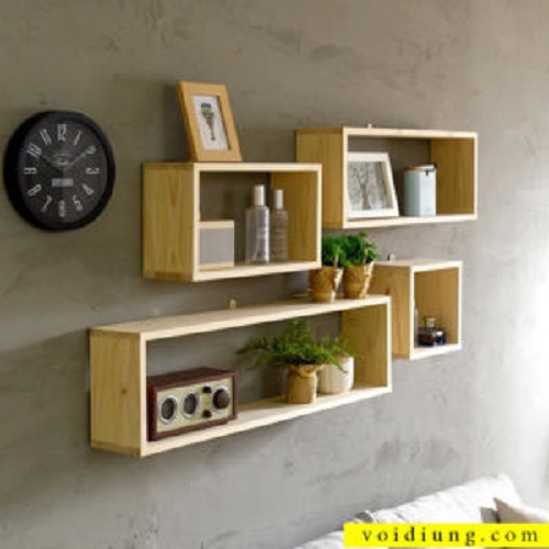 Kệ Treo Tường KVDUTT06 - Mộc VOIDIUNG - Gỗ HDF kích thước 230x146x230mm