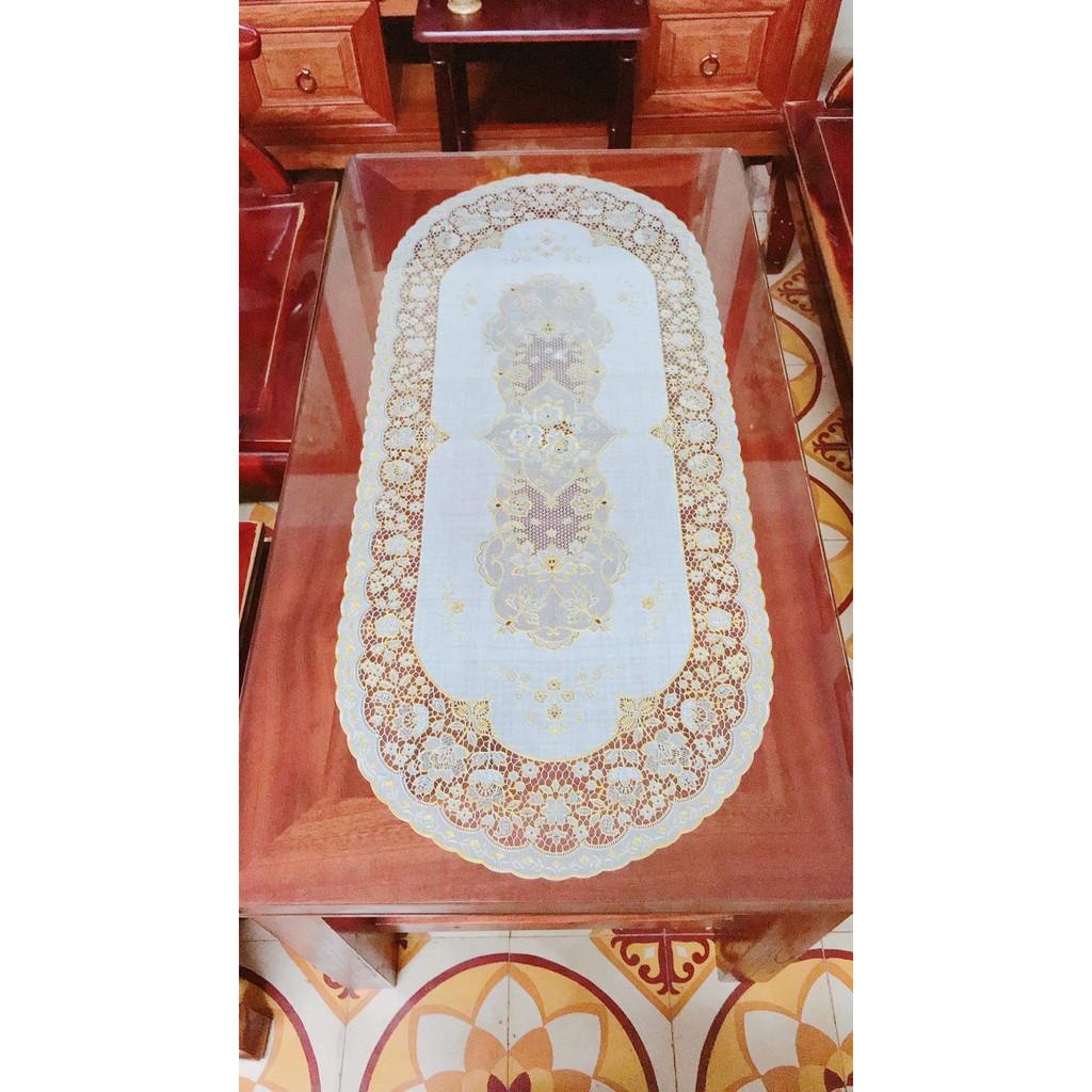 Khăn trải bàn Ren Hoa Nhật 40x92cm - HÀNG ĐẸP