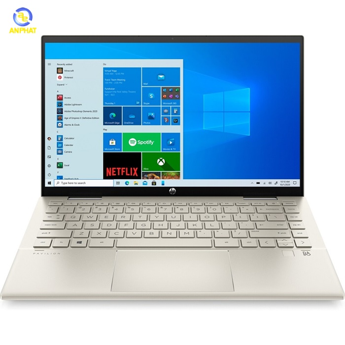 Laptop HP Pavilion x360 14-dy0076TU 46L94PA (Core  i5-1135G7 | 8GB | 512GB | 14 inch FHD | Cảm ứng | Win 11 | Vàng) - Hàng Chính Hãng