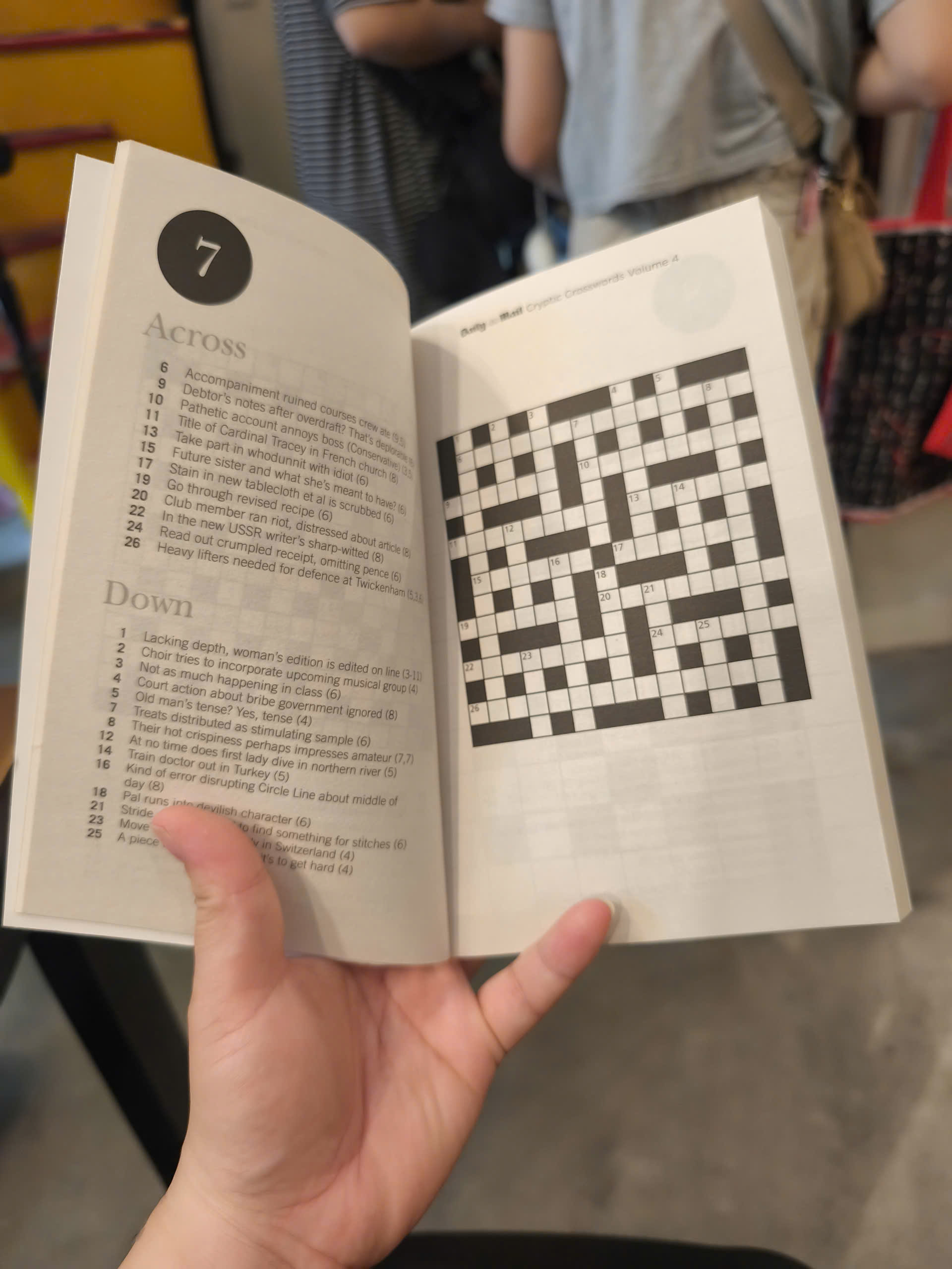 Sách - Cryptic Crosswords 4 | Games / Ngoại văn Nhập khâu UK / Trò chơi ô chữ giải trí