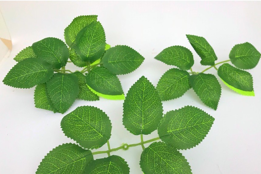 1kg lá hoa hồng các loại - Lá giả