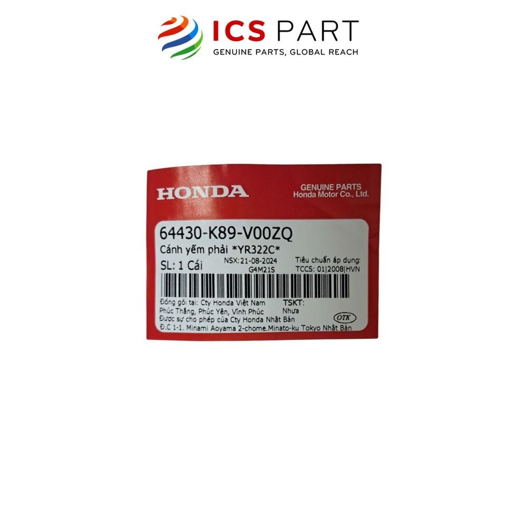 Cánh Yếm Ngoài Phải HONDA Wave 110 2018 Cam Yr322C (64430K89V00ZQ)