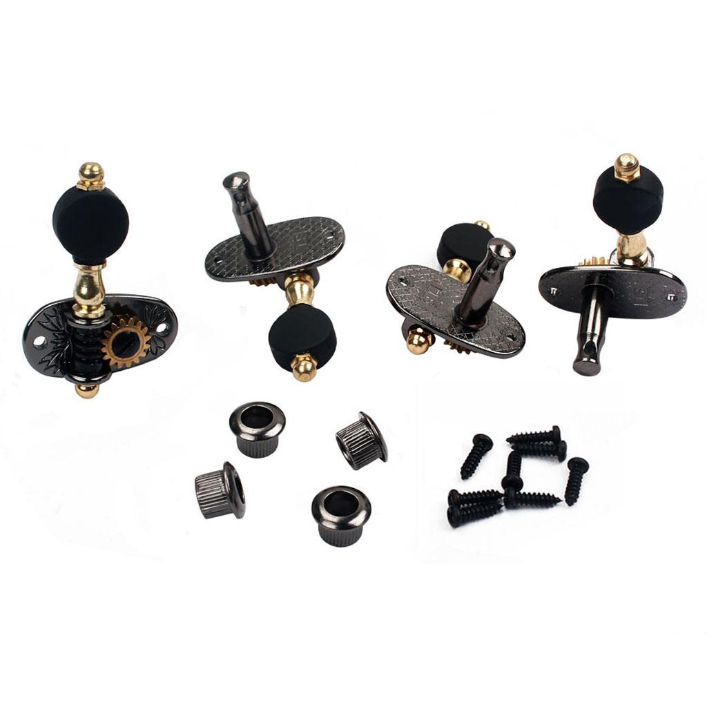 Locking Key Button String Tuning Pegs Tuners for 3 String Cigar Box Guitar