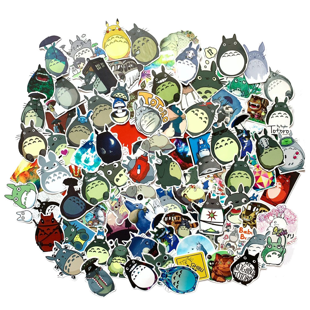 Bộ 20 Sticker Totoro Hình Dán Chủ Đề Phim Hoạt Hình Dễ Thương Cute Chống Nước Decal Chất Lượng Cao Trang Trí Va Ly Du Lịch Xe Đạp Xe Máy Xe Điện Motor Laptop Nón Bảo Hiểm Máy Tính Học Sinh Tủ Quần Áo Nắp Lưng Điện Thoại