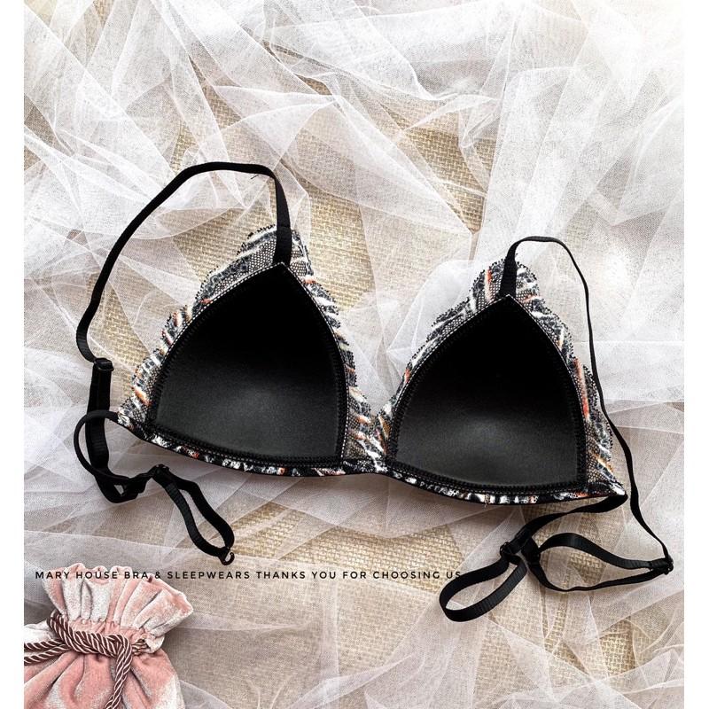 SET BRALETTE REN MÚT NGỰC QUẦN ĐÙI MR23