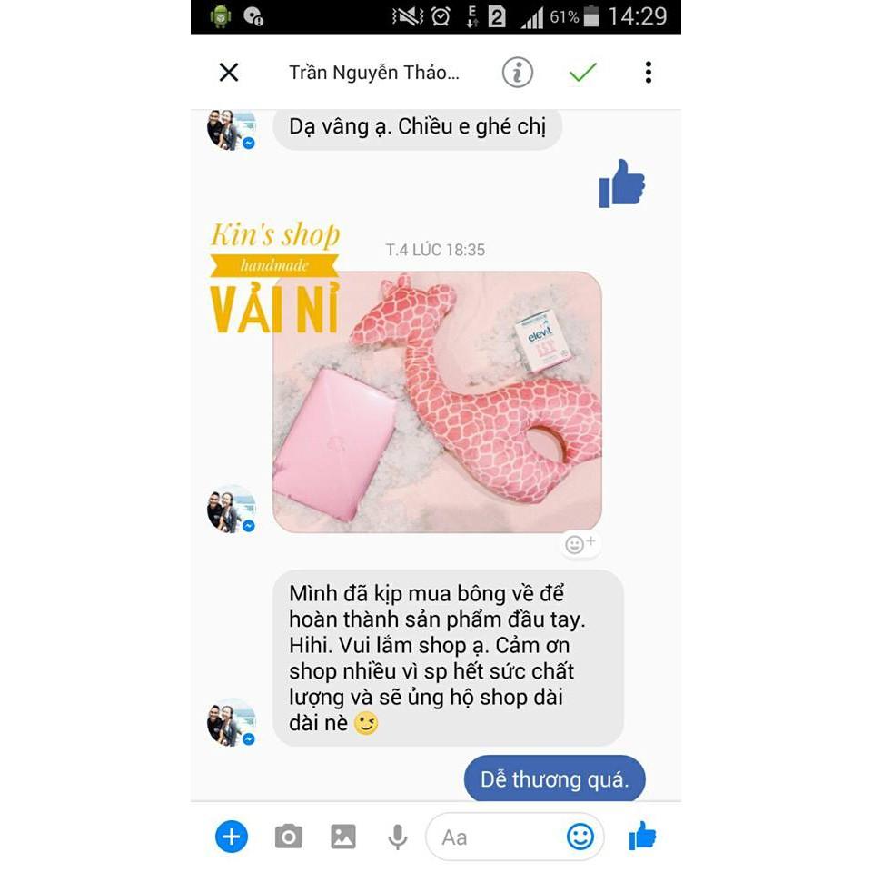 Vải lông nhung mềm mịn chuyên dùng may gối, thú bông, may doll, outfit doll