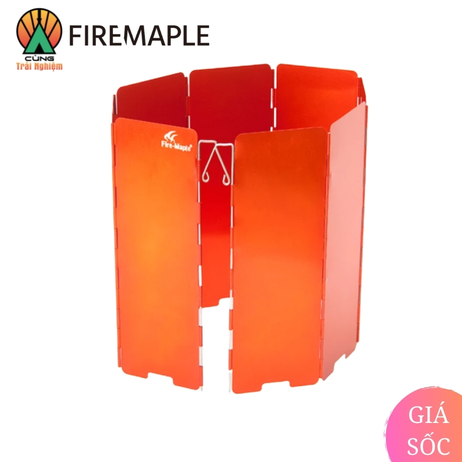 Tấm chắn gió nhôm Fire Maple chuyên dụng cho du lịch nấu ăn 225g FMW-508