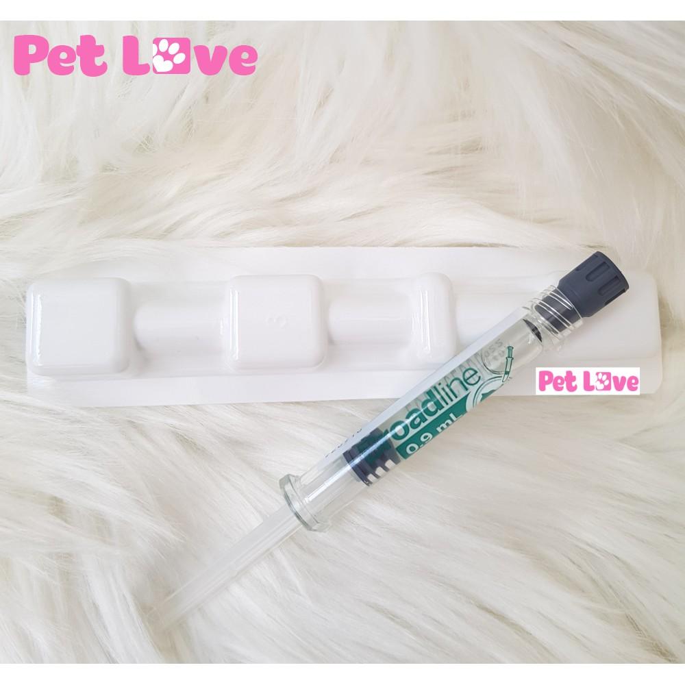 Broadline phòng trị nội ngoại ký sinh trùng (mèo từ 2,5 - 7,5kg; 1 hộp x 3 ống)